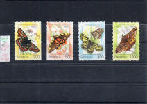 sellos mariposas belarus bielorrusia