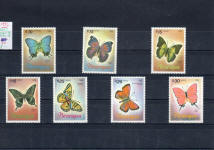 nicaragua sellos mariposas